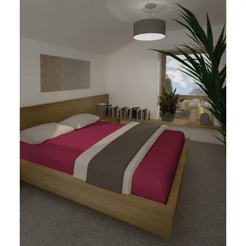 Prostěradlo Prostěradlo Jersey s gumičkou 180x200cm - 66 malina