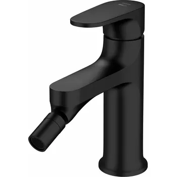 Vodovodní baterie CERSANIT 3D Baterie Cersanit Inverto bidetová stojánková, s příslušenstvím, bez výpusti, černá / zlatá páka, S951-288 S951-288