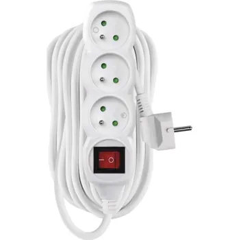 Prodlužovací kabel EMOS P1310R bílá