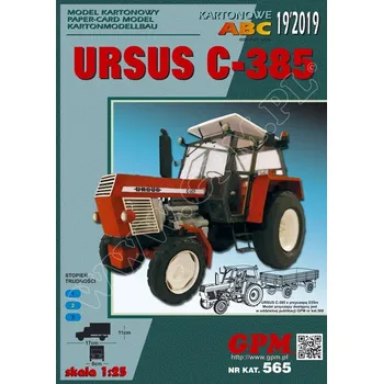 Plastikový model Traktor Ursus C-385