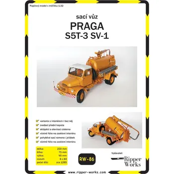 Plastikový model Praga S5T-3 SV-1