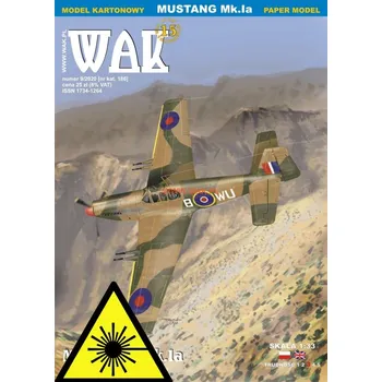 Papírový model Mustang Mk.Ia - Laserové doplňky - kostra
