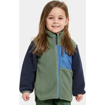 Chlapecká mikina Mikina Didriksons ANTEN KIDS FULLZIP 505906.9BYA zelená 97X, vel. 120