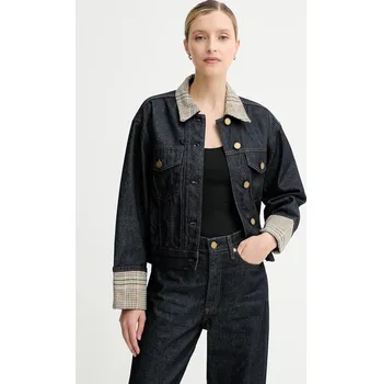 Džínová bunda Rag & Bone RJ1025FORMR černá 99X, vel. L