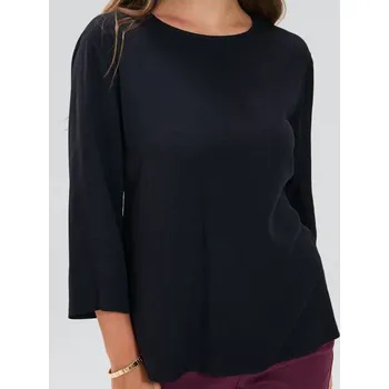 Dámská halenka Sinsay - Halenka s 3/4 rukávem - černá - 222FI-99X - 222FI-99X-M