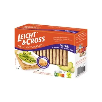 Trvanlivě pečivo Leicht & Cross křupavý chléb Vital vícezrnný 125 g