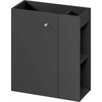 Koupelnový nábytek CERSANIT 3D Skříňka Cersanit Larga 50 skříňka pod umyvadlo antracitová DSM, S164-056-DSM S164-056-DSM