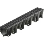 Odvodňovací plastový žlab ACO XTRADRAIN X100C B125 s kompozitní mříží 1000 x 138 x 150 mm