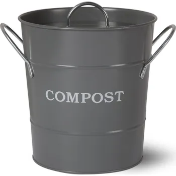 Dóza na potraviny Garden Trading Kbelík na kompost Charcoal 3,5 l