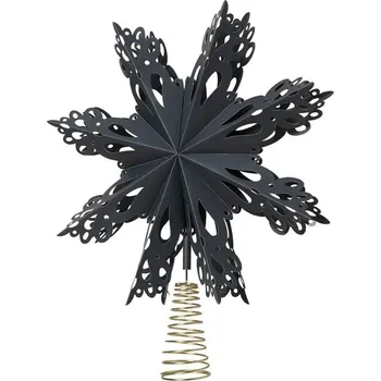 Vánoční dekorace Broste Papírová skládací hvězda na stromeček Dark Blue