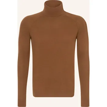 Pánský svetr Paul Pánský Svetr S Rolákem Z Kašmíru, koňaková, M