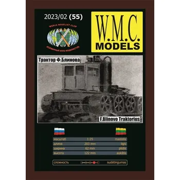 Papírový model Pásový traktor - Fyodor Blinov