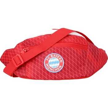 Outdoorové zavazadlo FC BAYERN MNICHOV Ledvinka FC Bayern Mnichov, červená, vodoodpudivá