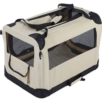 přepravka pro zvíře Petify Cestovní taška DogGo 72x52x52 cm khaki