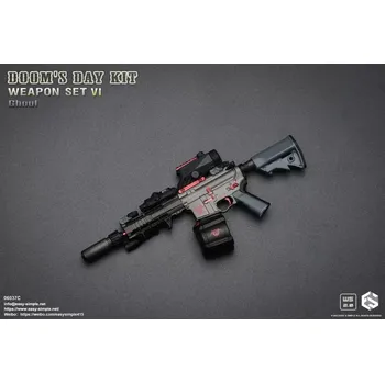 Doplněk k figurce Zbraň pro 1/6 figurky Doom's Day Kit Weapon Set VI - Ghoul (Grey)