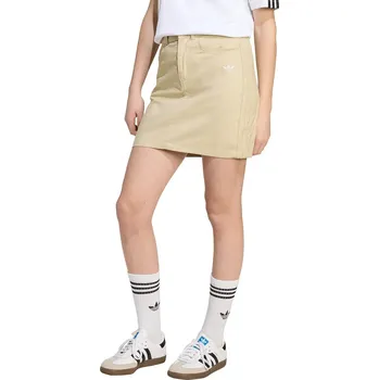 Dámská sukně Dětská bavlněná sukně adidas Originals JY2747 béžová 80B, vel. 152