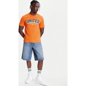 Dámské tričko United Colors Of Benetton T-Shirt 3I1XU1096 Oranžová Regular Fit XXL