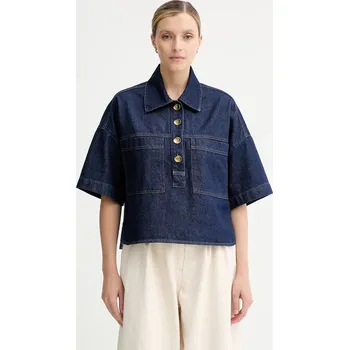 Dámská halenka Džínová blůza Sessun 25110014 modrá 55X, vel. M