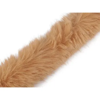 Všívací oděvní / dekorační kožešina kulatá šíře 7 cm