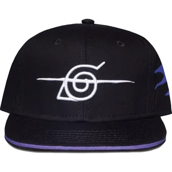 Pokrývka hlavy Kšiltovka Naruto Shippuden: Bílý symbol (nastavitelná)