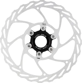 Brzda na kolo FORCE brzdový kotouč 180 mm – CENTER LOCK, stříbrný průměr: 180 mm
