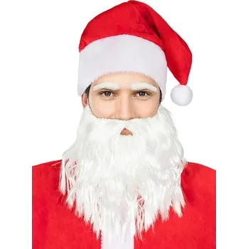 Karnevalový doplněk Funiglobal - Vousy Santa Klaus pro dospělé -