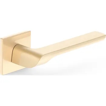 Dveřní kování Klika Zoja Fit - mosaz kartáčovaná (komplet 2ks)