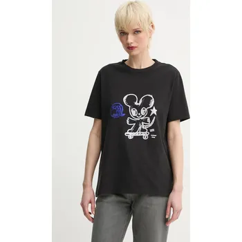 Pánské tričko Bavlněné tričko ZADIG&VOLTAIRE černá barva, JWTS02734 JWTS02734.11 99X, vel. L