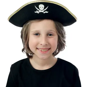 Party dekorace Pirátský klobouk (plstěný) dětský