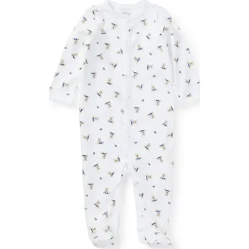 Kojenecký overall Dětský bavlněný overal Polo Ralph Lauren 320682715001 bílá 00X, vel. 70-74