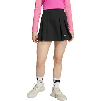 Dívčí sukně Dětská bavlněná sukně adidas Originals JV7702 černá 99X, vel. 146