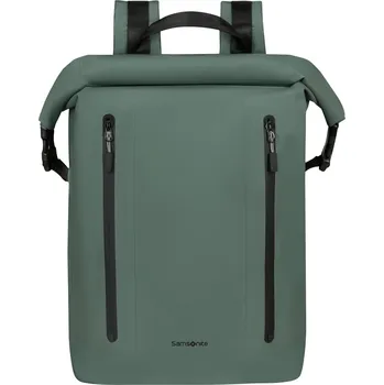 Sportovní batoh Samsonite COATIFY BIZ IPX4 Rolltop Backpack 15.6" Green