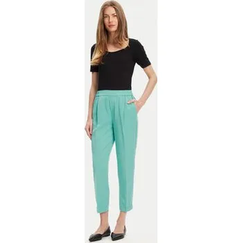 Dámské kalhoty United Colors Of Benetton Kalhoty z materiálu 4Y09DF079 Zelená Regular Fit XS