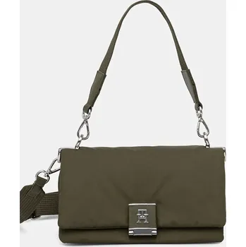 Kabelka Kabelka Tommy Hilfiger zelená barva, AW0AW17725 91X, vel. ONE SIZE