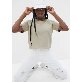 GAP Dívčí Dětské tričko crop GAP Béžová 128/134 (2915238)