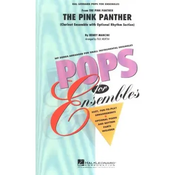 Henry Mancini: The Pink Panther (noty pro klarinetový orchestr, party, partitura)