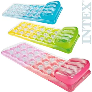 INTEX Lehátko 188 x 71cm matrace s 18 otvory do vody 3 barvy it58890