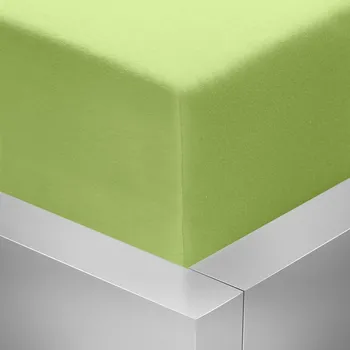 Prostěradlo Stanex Jersey napínací prostěradlo s lycrou - zelené jablko ROZMĚR: 140x200 cm, Barva: ZELENÉ JABLKO