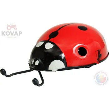 Dřevěná hračka KOVAP Sluníčko plechové červené hračka beruška na klíček Kov 0550 340550