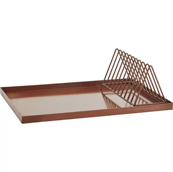 Odkapávač na nádobí MADAM STOLTZ Kovový odkapávač na nádobí Rust minimalist