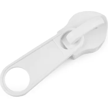 Zip Jezdec ke spirálovým zipům No 10, malé, 3 bílá