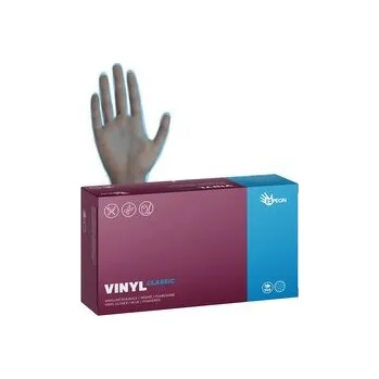 Pracovní oblečení Vinylové rukavice VINYL CLASSIC 100 ks, nepudrované, modré, 4.8 g Velikost: XL