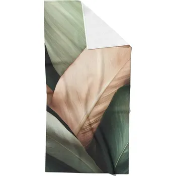 Rychleschnoucí osuška 80x160 harmonie listů