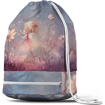 Panel se střihem na sportovní vak víla na procházce