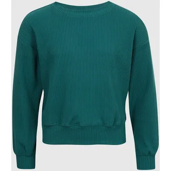 Dívčí mikina GAP Dívčí Dětská žebrovaná mikina GAP Zelená 116/122 (2914192)