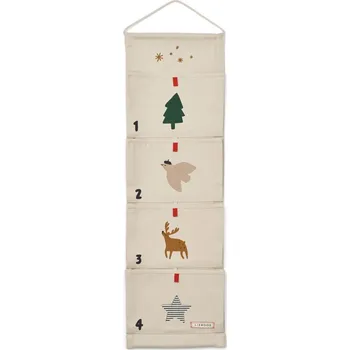 Kalendář LIEWOOD Textilní adventní kalendář Holly Holiday / Sandy
