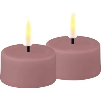 Svíčka DeluxeHomeart Čajová LED svíčka Light Purple – set&nbsp;2&nbsp;ks