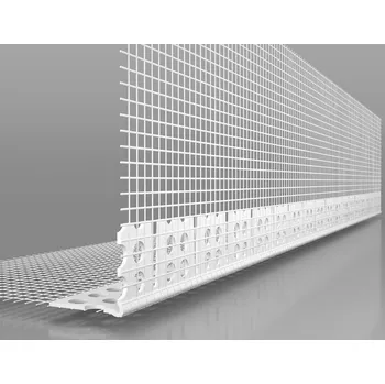 Stavební profil LIKOV LK-KL2, Klenbový roh pro zateplení s tkaninou - 100 x 150 mm | 2,5 m