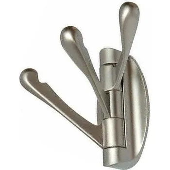 Věšák IVO sklopný trojháček Ni-broušený