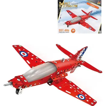 Stavebnice Merkur _Ostatní 1_ MALÝ MECHANIK Letadlo 201 dílků kovová STAVEBNICE typu Merkur 11920